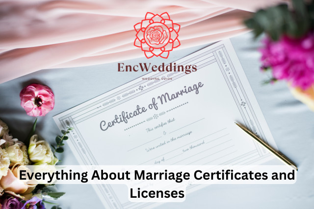 Everything About Marriage Certificates and Licenses